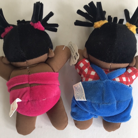 2 Noodle Do's Dolls Joy and Lea NWT NOS 1999 African American Cute Soft Body - Picture 7 of 7